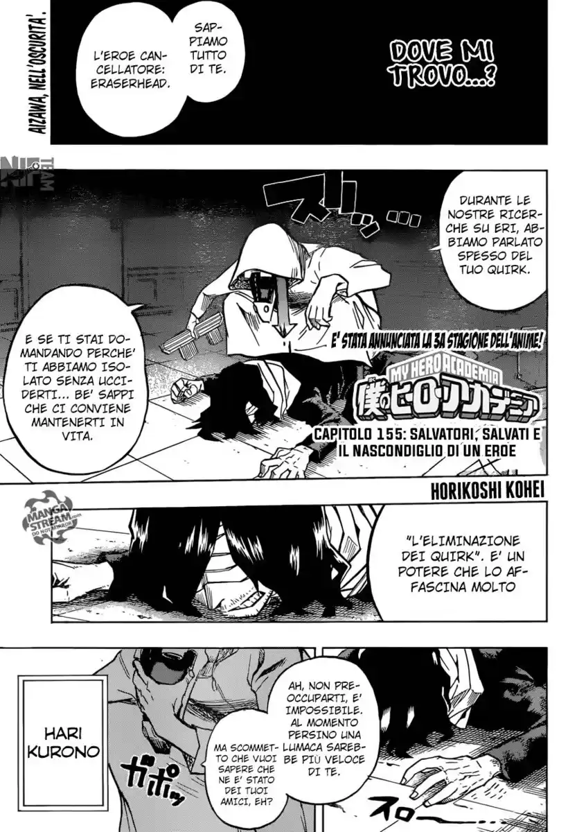 Boku no Hero Academia Capitolo 155 page 2