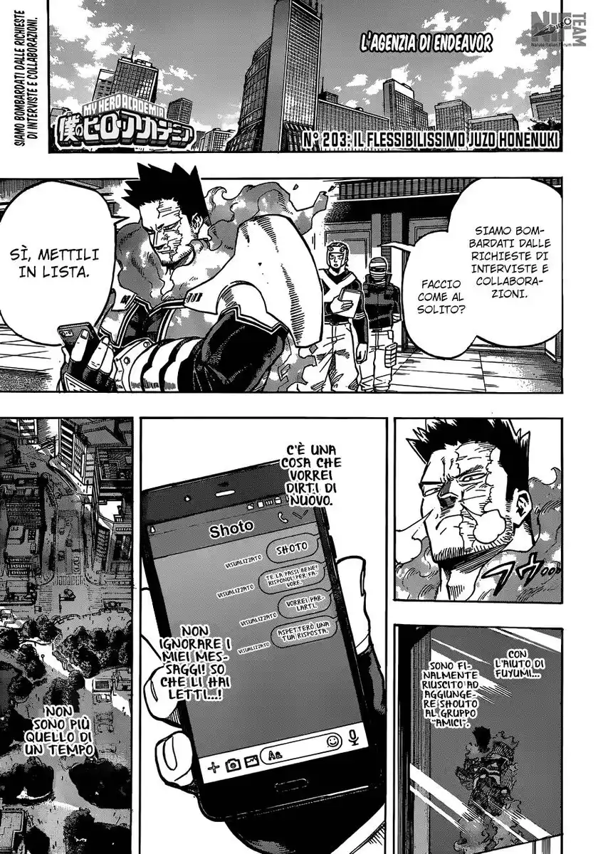 Boku no Hero Academia Capitolo 203 page 2