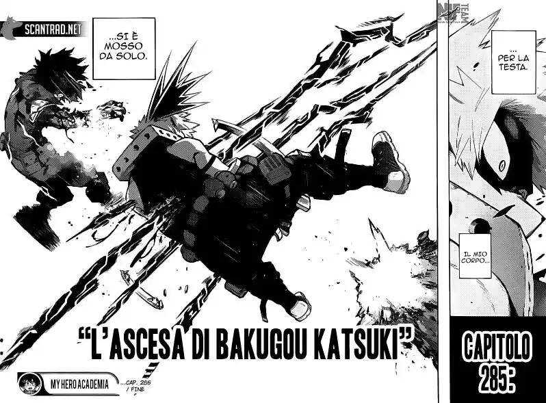 Boku no Hero Academia Capitolo 285 page 17