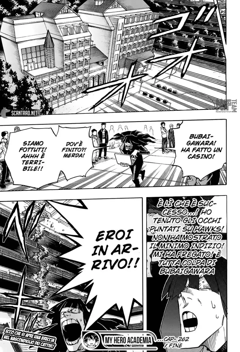 Boku no Hero Academia Capitolo 262 page 18