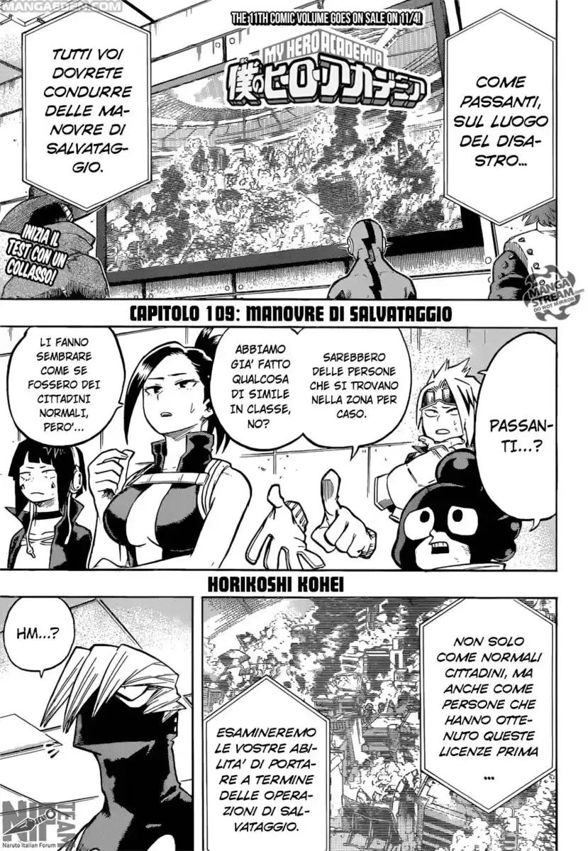 Boku no Hero Academia Capitolo 109 page 2