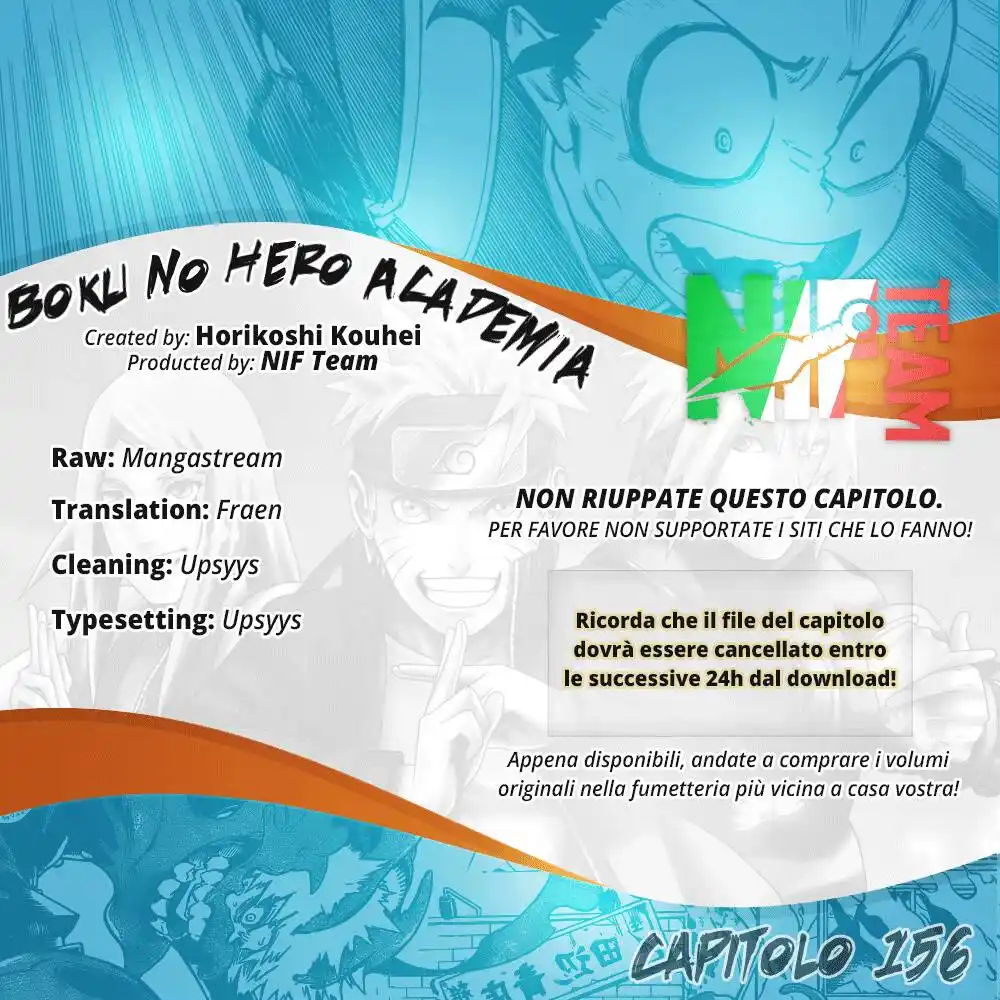 Boku no Hero Academia Capitolo 156 page 1