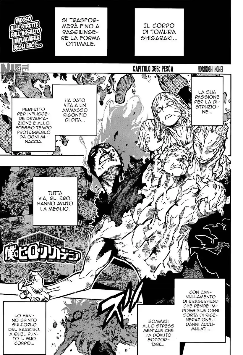 Boku no Hero Academia Capitolo 366 page 3