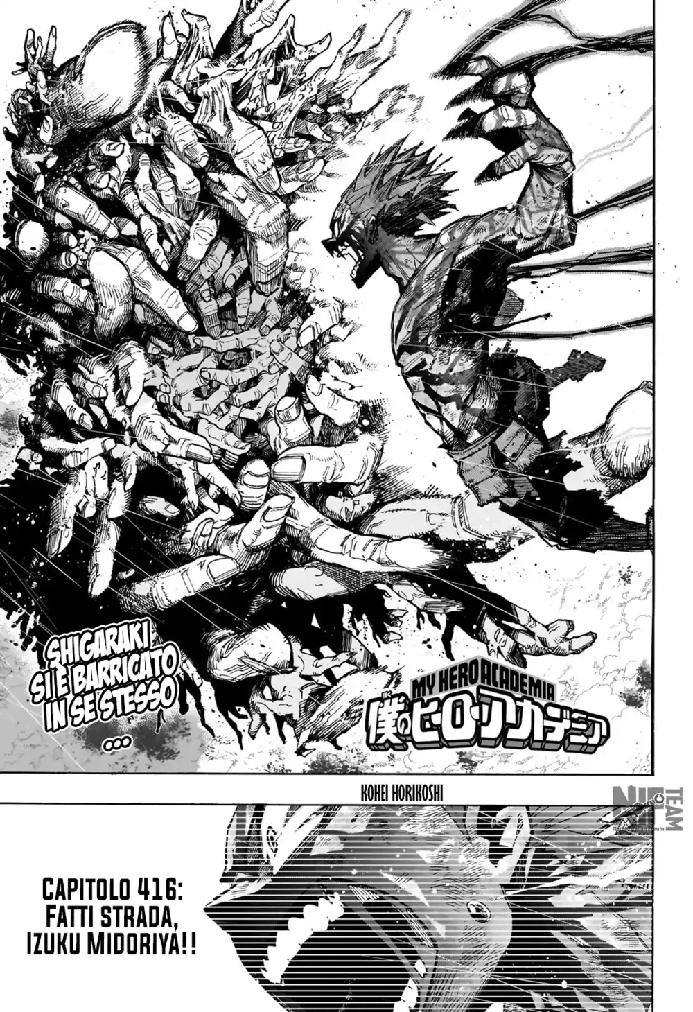 Boku no Hero Academia Capitolo 416 page 1