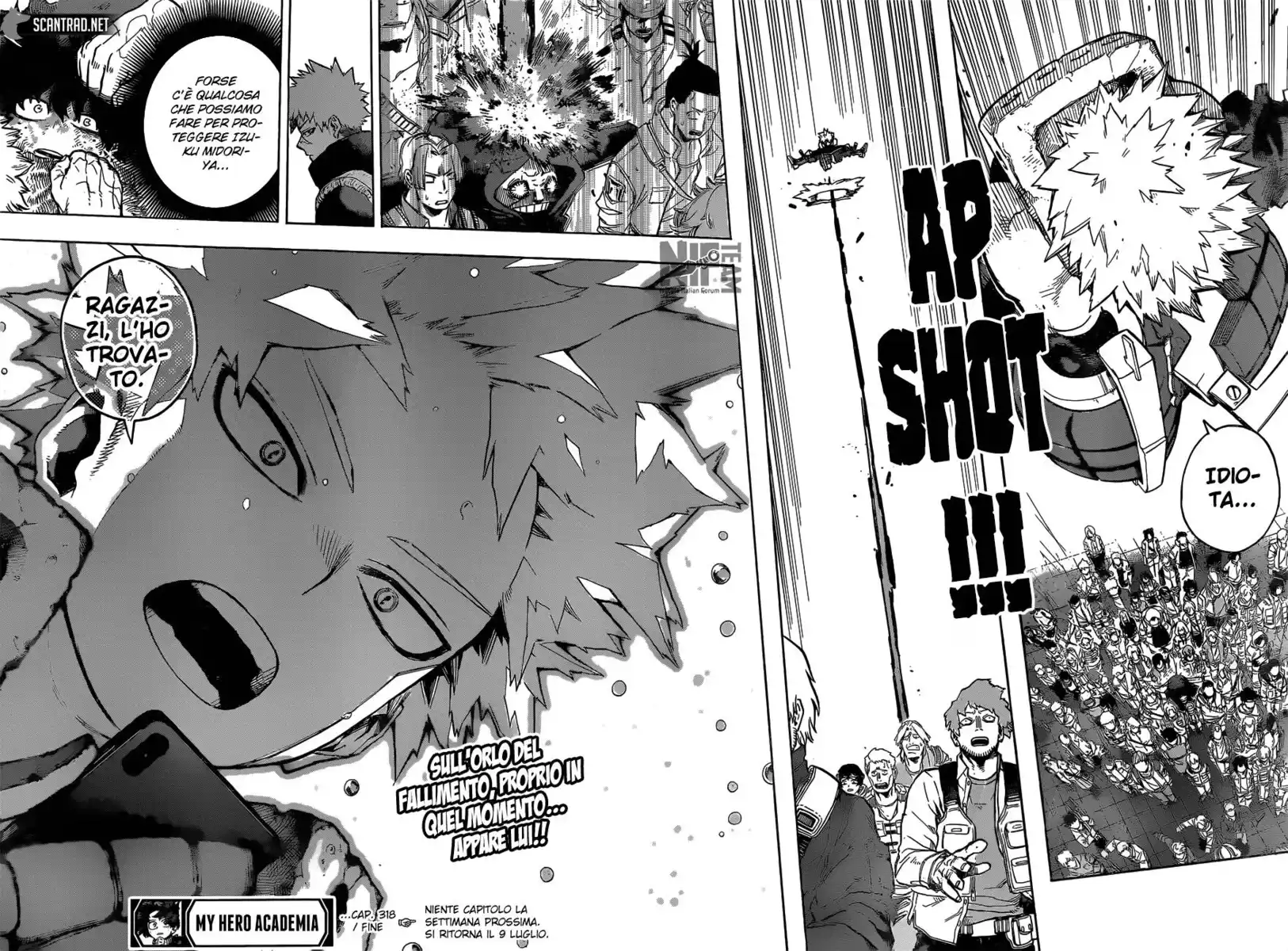 Boku no Hero Academia Capitolo 318 page 15