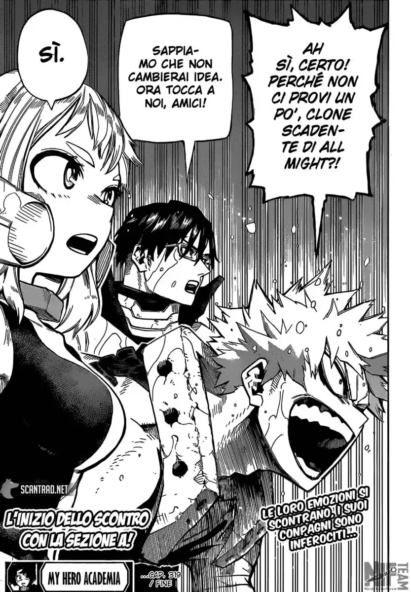 Boku no Hero Academia Capitolo 319 page 19