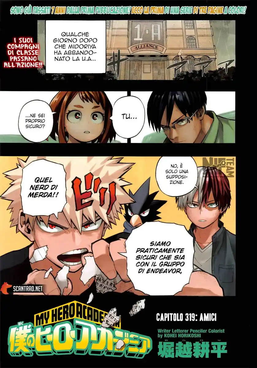 Boku no Hero Academia Capitolo 319 page 2