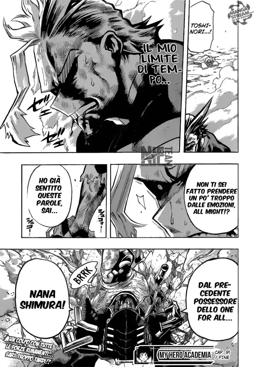 Boku no Hero Academia Capitolo 91 page 17