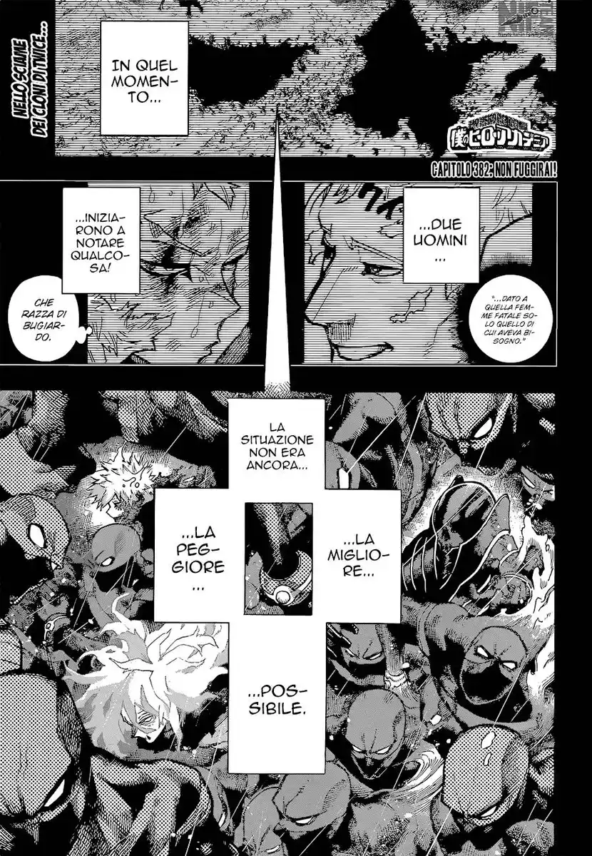 Boku no Hero Academia Capitolo 382 page 1