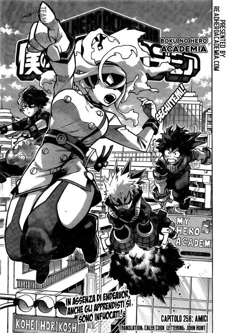 Boku no Hero Academia Capitolo 258 page 2