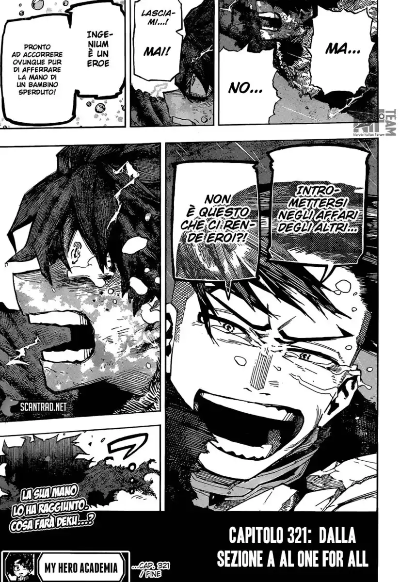 Boku no Hero Academia Capitolo 321 page 16