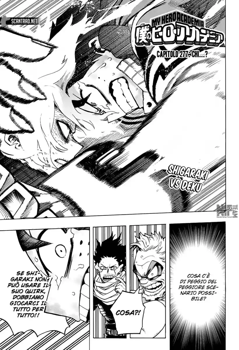 Boku no Hero Academia Capitolo 277 page 2