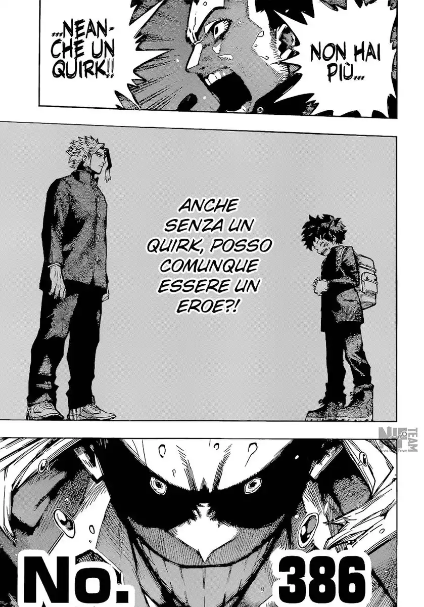 Boku no Hero Academia Capitolo 386 page 15