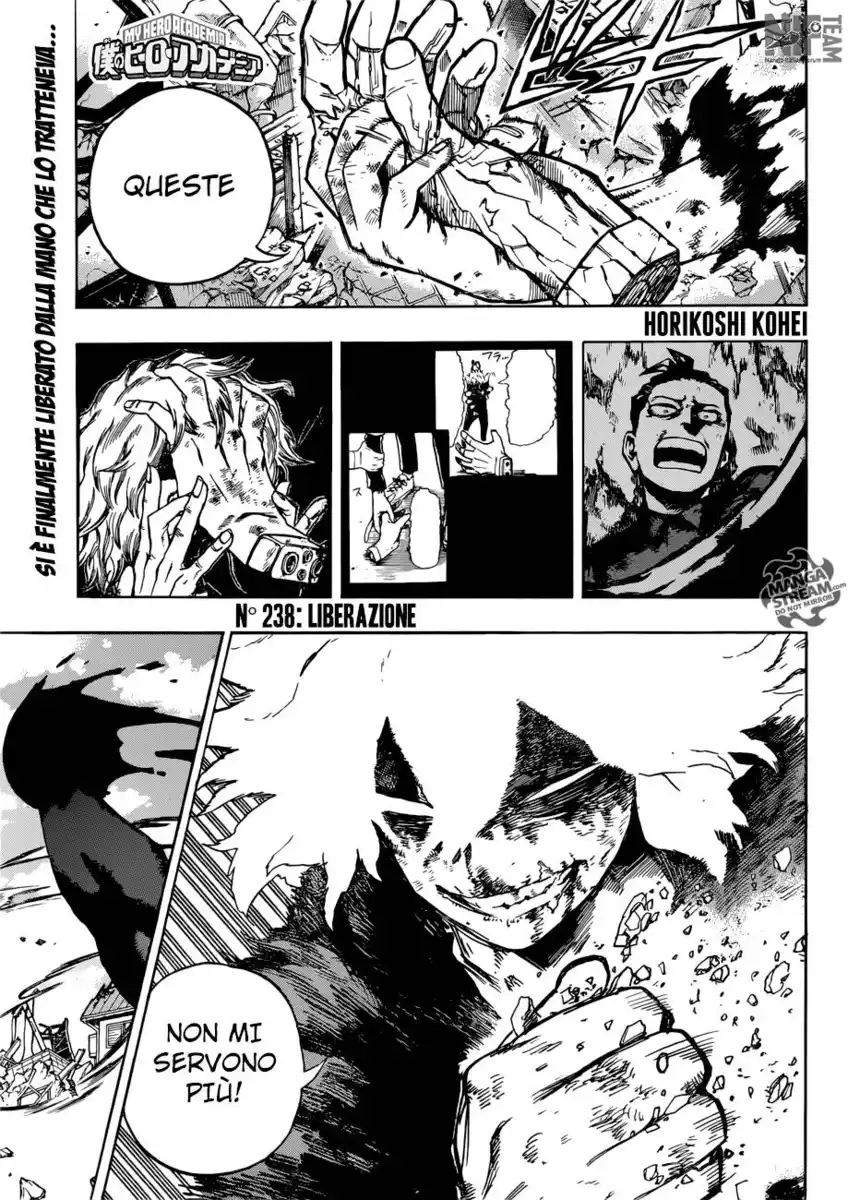 Boku no Hero Academia Capitolo 238 page 2