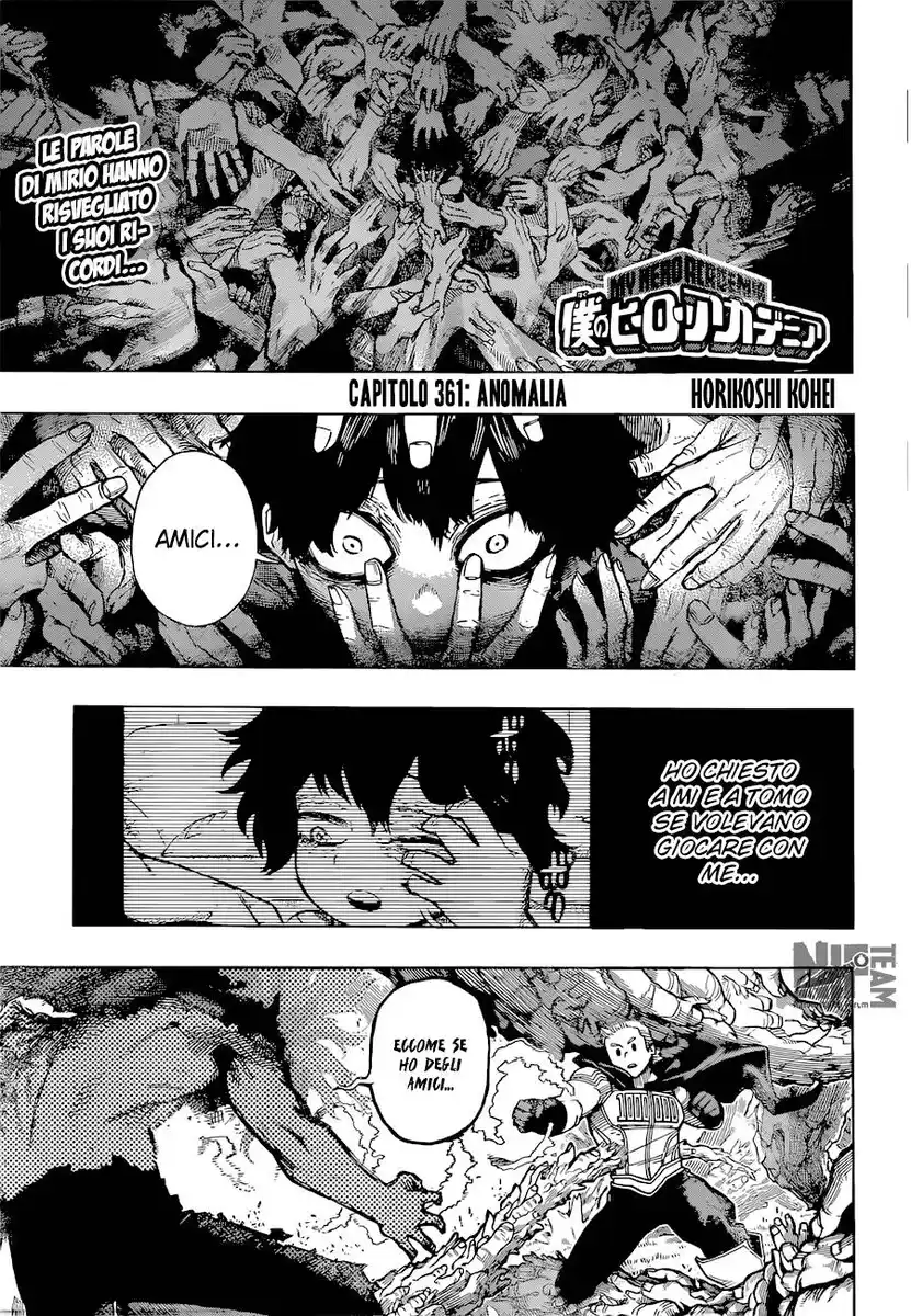 Boku no Hero Academia Capitolo 361 page 1