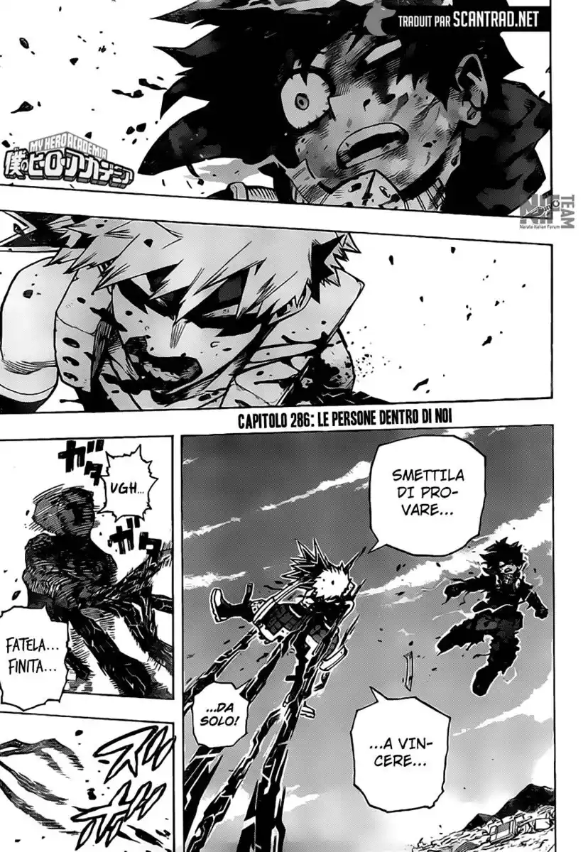 Boku no Hero Academia Capitolo 286 page 2