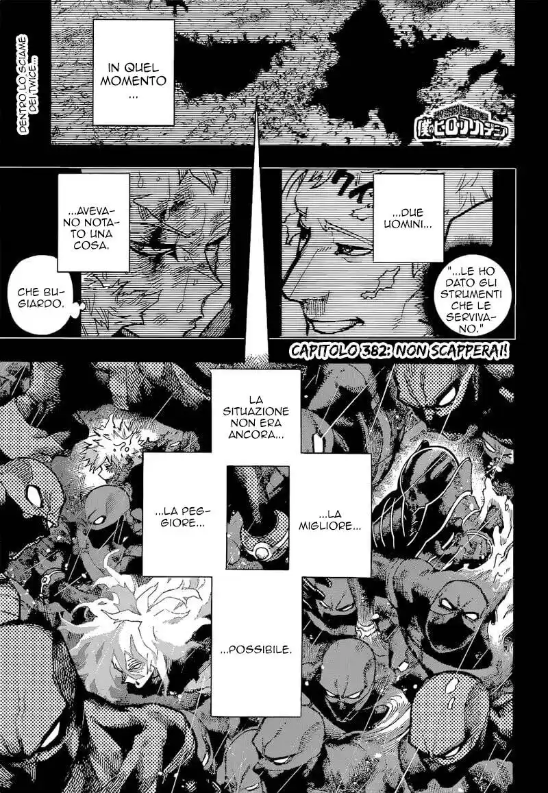 Boku no Hero Academia Capitolo 382 page 2