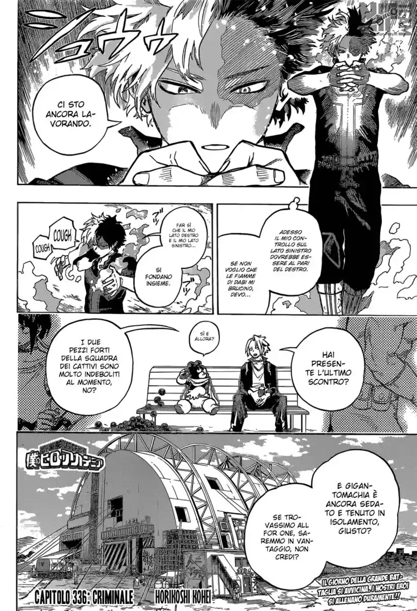 Boku no Hero Academia Capitolo 336 page 4