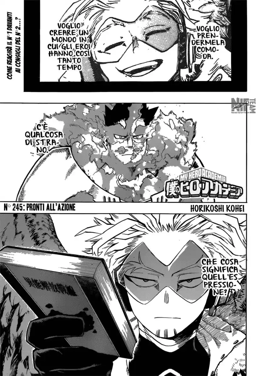 Boku no Hero Academia Capitolo 245 page 2