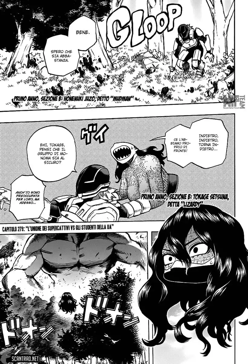 Boku no Hero Academia Capitolo 279 page 3