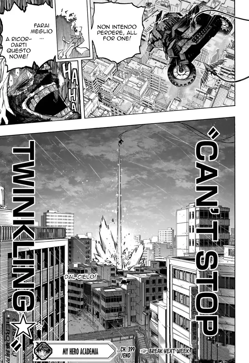 Boku no Hero Academia Capitolo 399 page 15