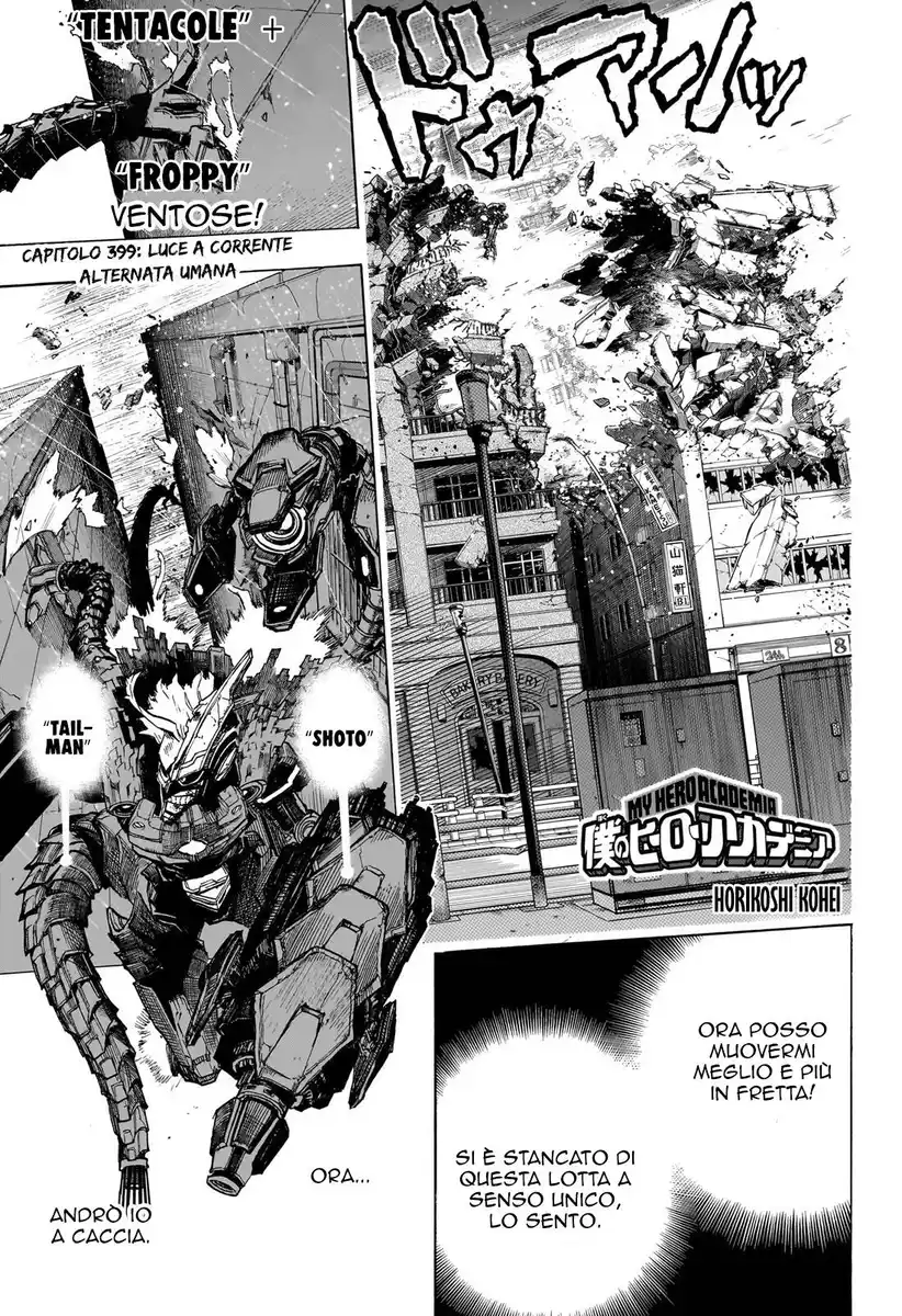 Boku no Hero Academia Capitolo 399 page 2