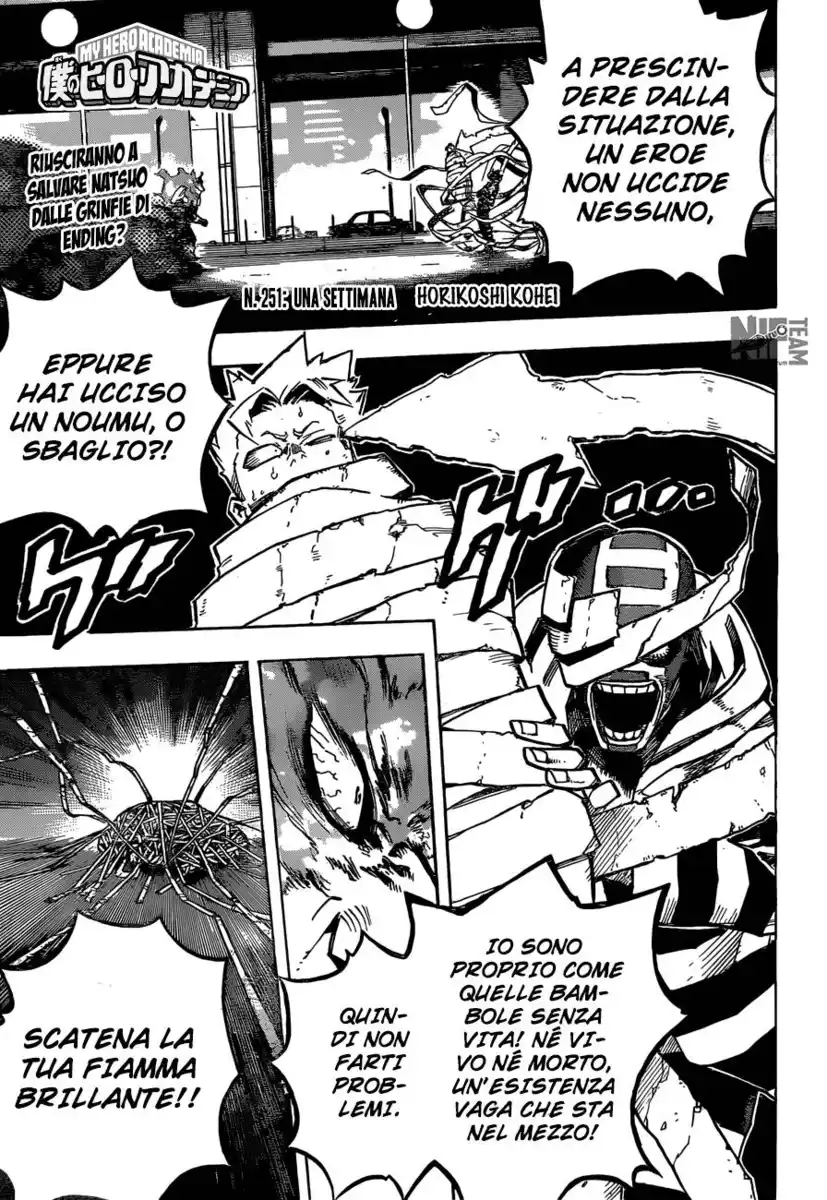 Boku no Hero Academia Capitolo 251 page 2