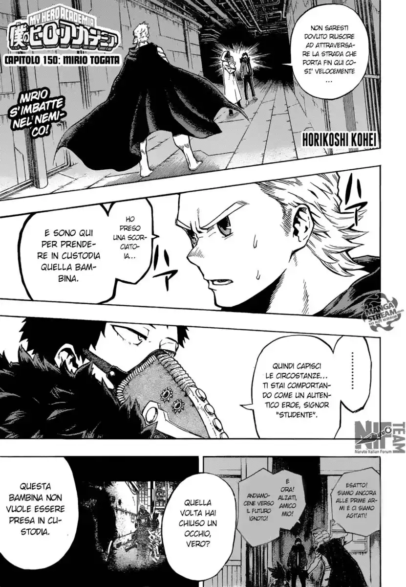 Boku no Hero Academia Capitolo 150 page 2