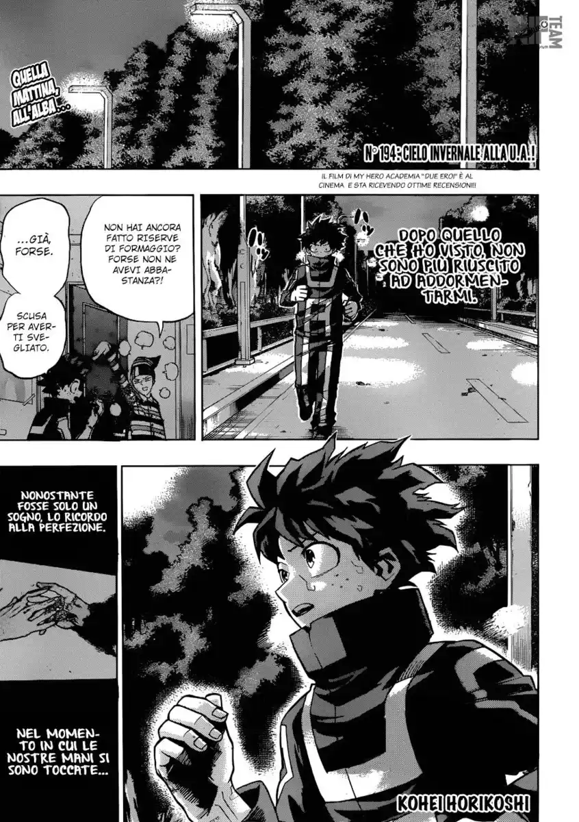 Boku no Hero Academia Capitolo 194 page 2