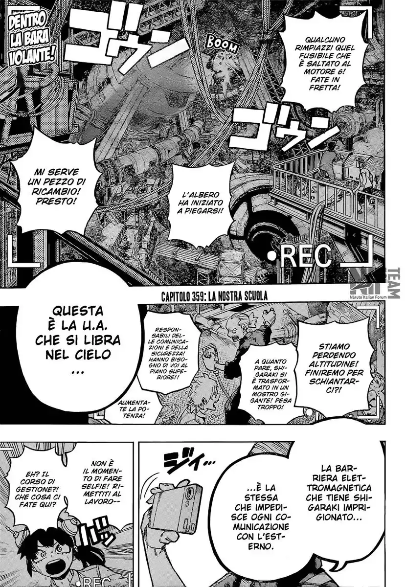 Boku no Hero Academia Capitolo 359 page 5