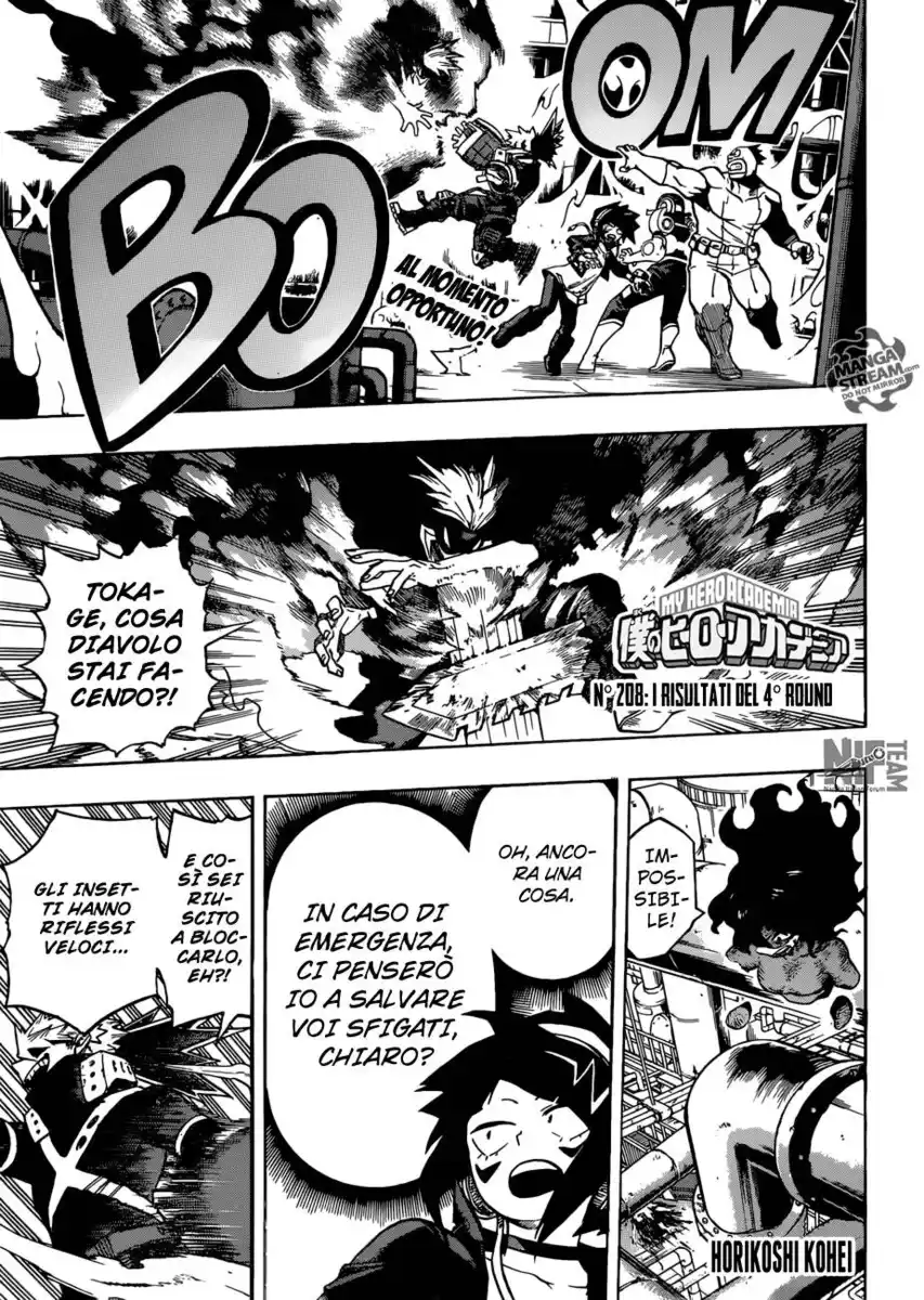 Boku no Hero Academia Capitolo 208 page 2