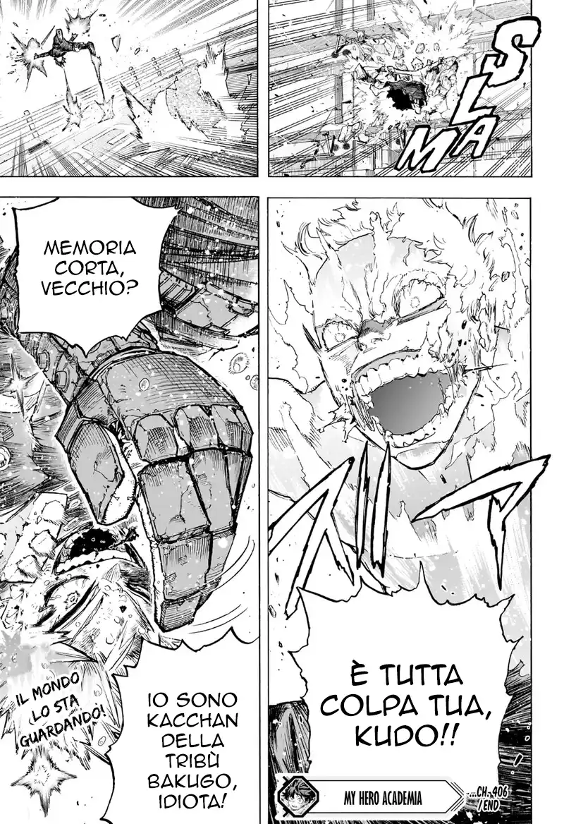 Boku no Hero Academia Capitolo 406 page 16