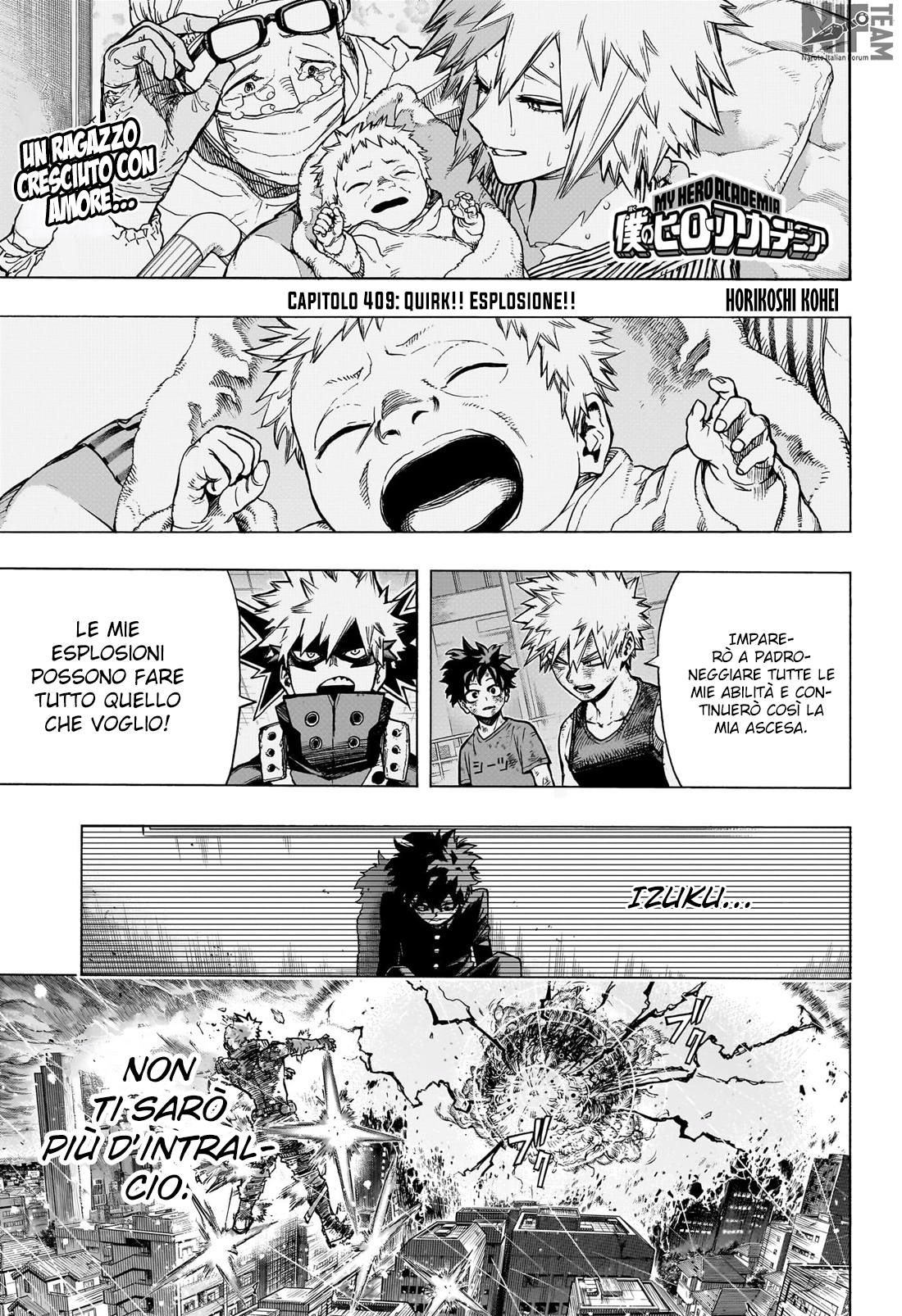 Boku no Hero Academia Capitolo 409 page 1