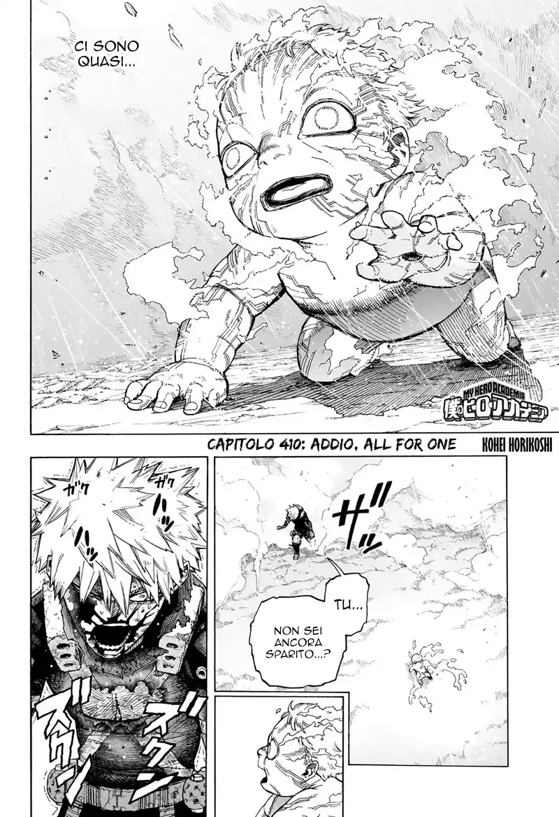 Boku no Hero Academia Capitolo 410 page 2