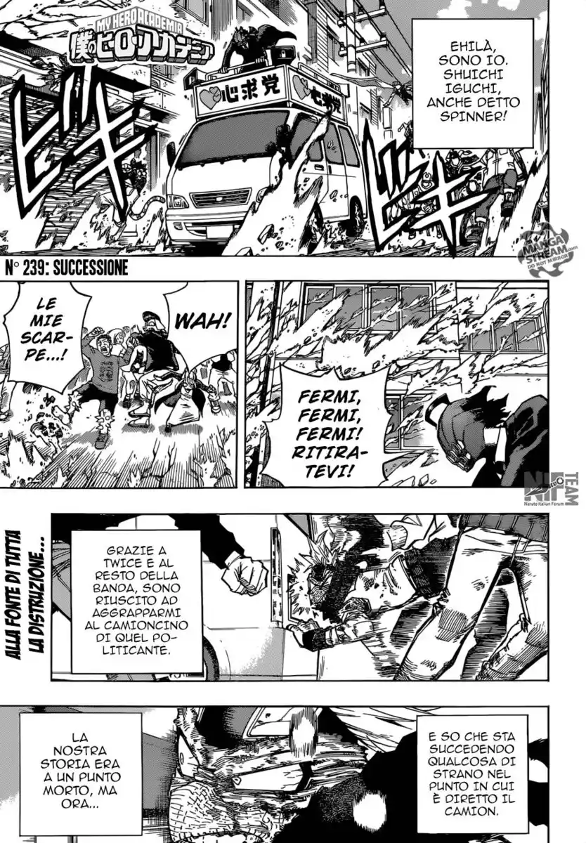 Boku no Hero Academia Capitolo 239 page 2