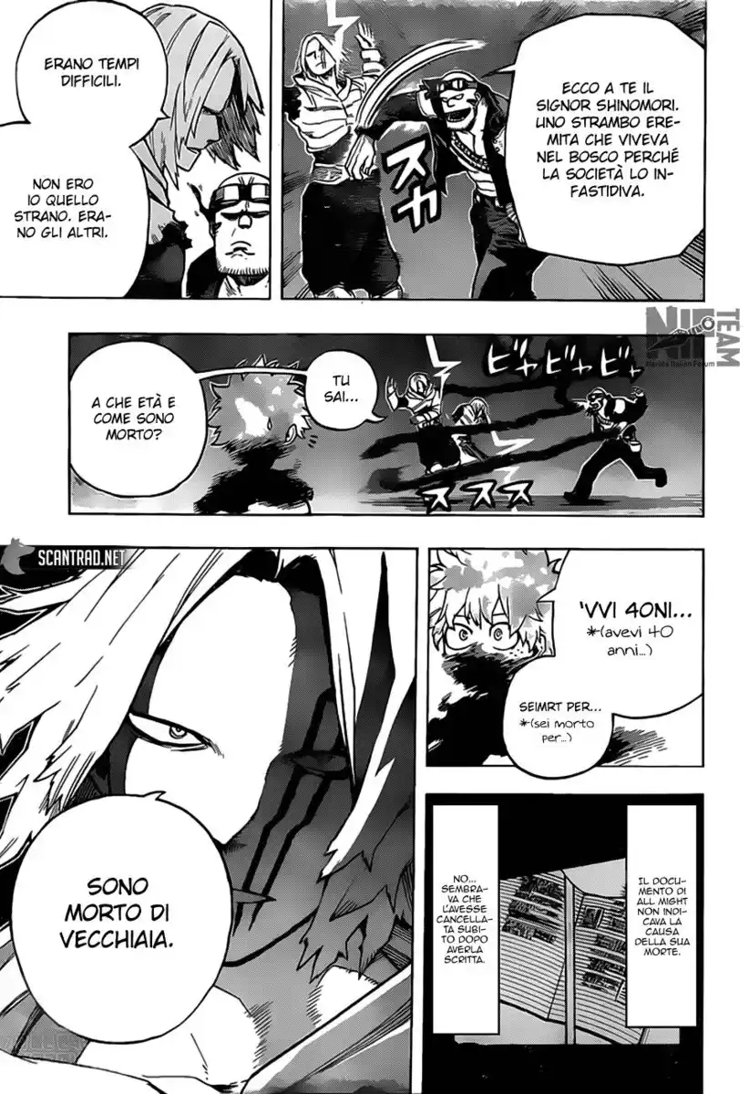 Boku no Hero Academia Capitolo 304 page 7