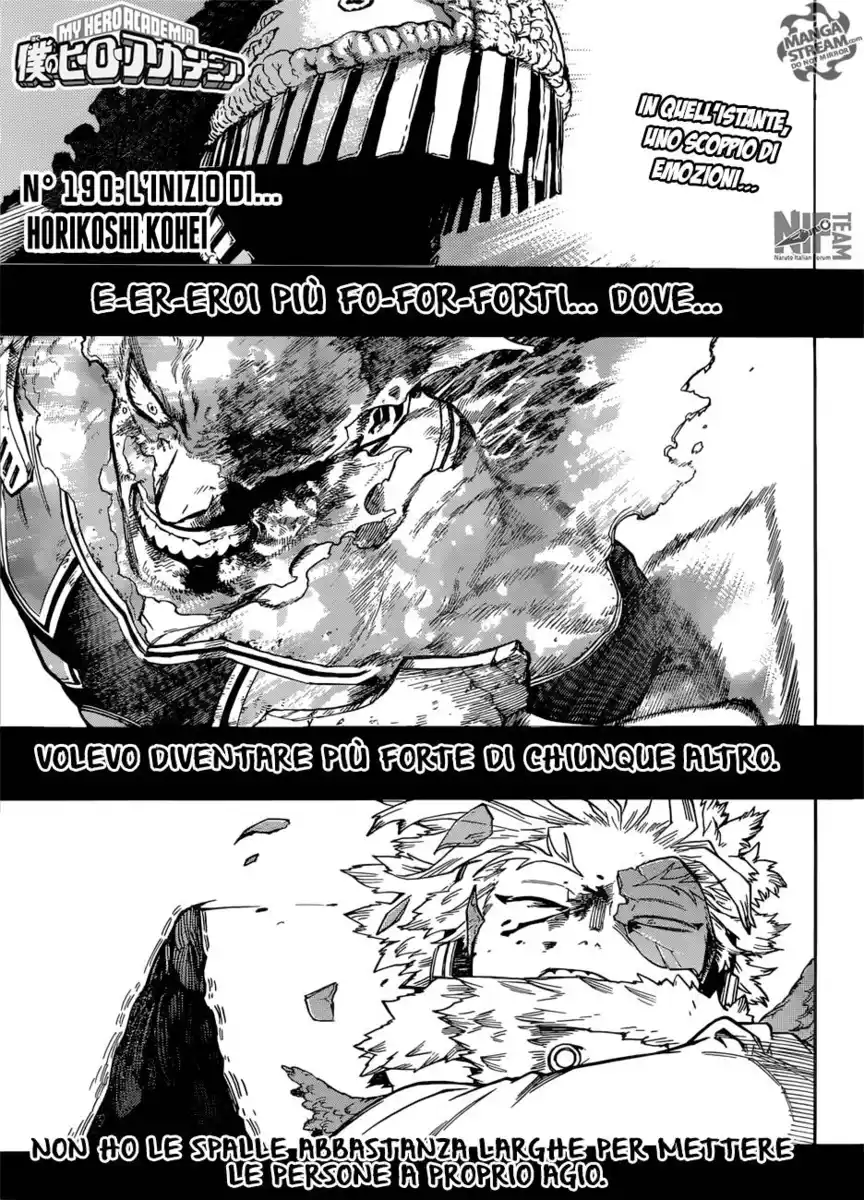 Boku no Hero Academia Capitolo 190 page 2