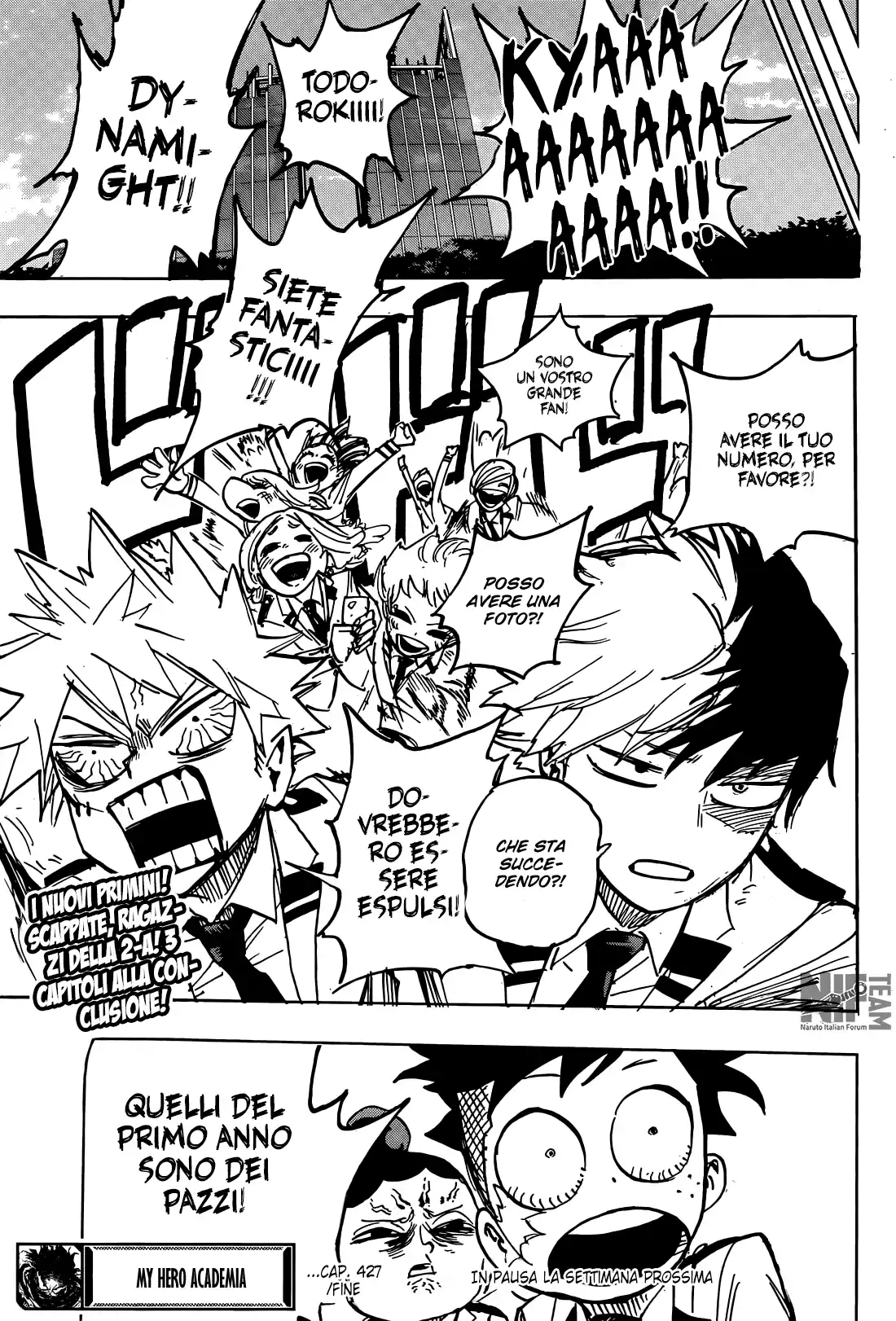 Boku no Hero Academia Capitolo 427 page 16