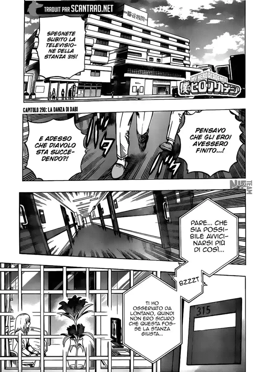 Boku no Hero Academia Capitolo 290 page 1