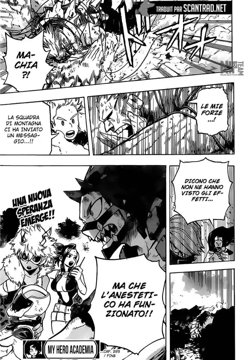 Boku no Hero Academia Capitolo 293 page 18