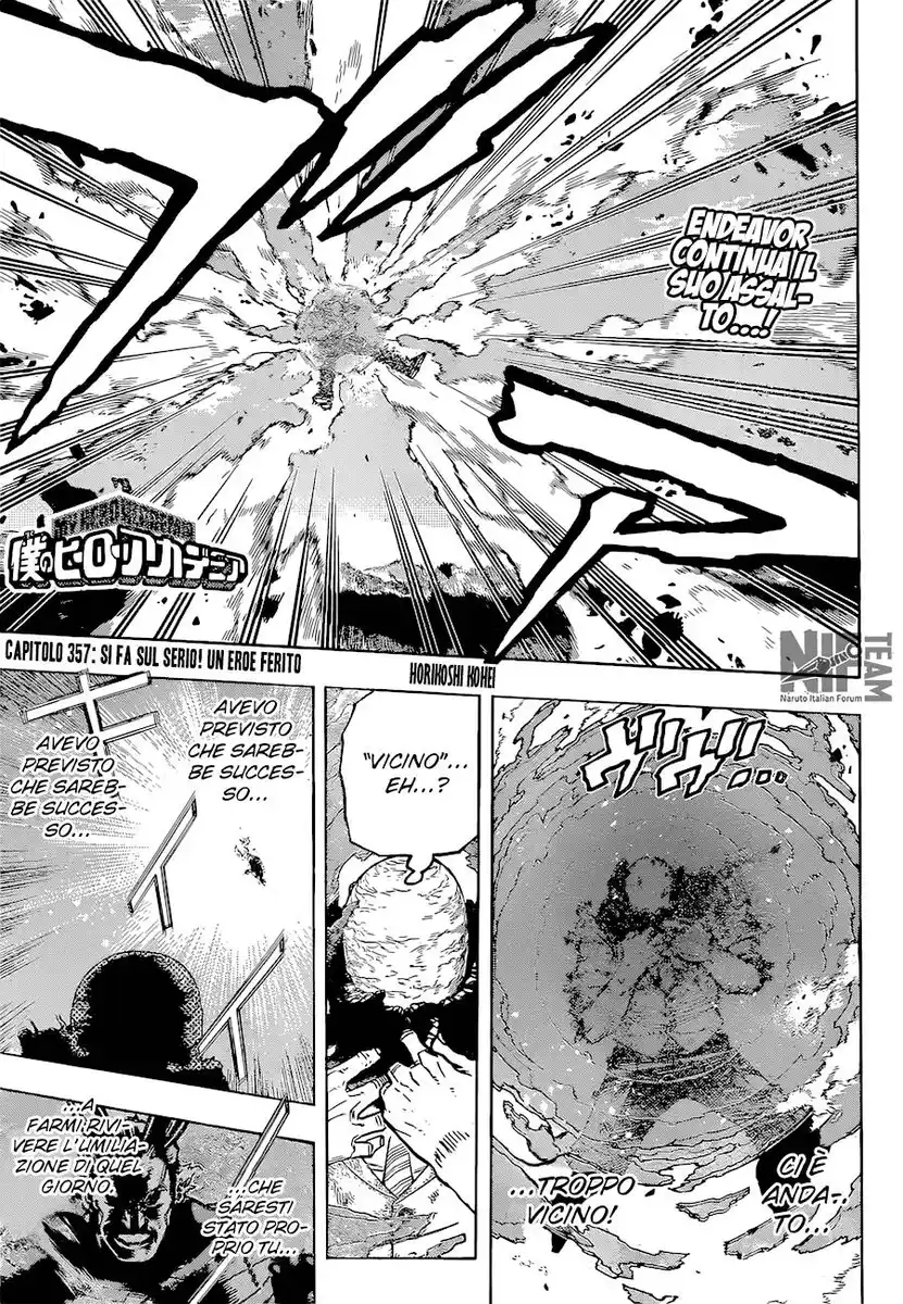 Boku no Hero Academia Capitolo 357 page 1