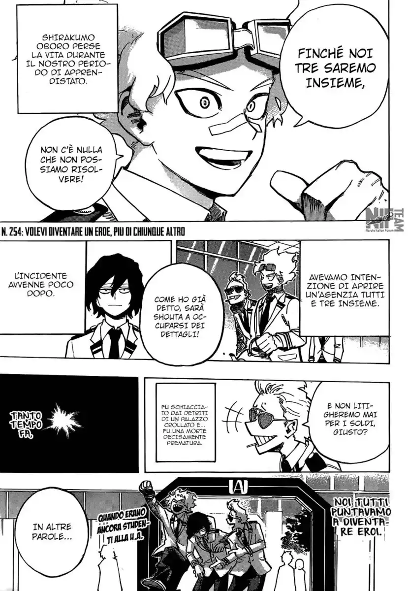 Boku no Hero Academia Capitolo 254 page 4