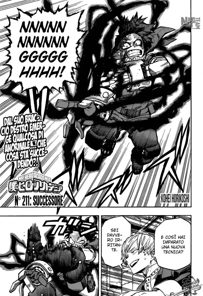 Boku no Hero Academia Capitolo 211 page 4