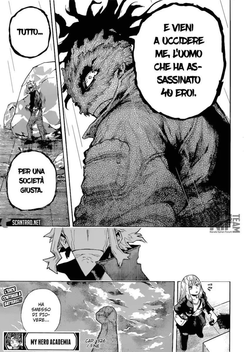 Boku no Hero Academia Capitolo 326 page 17