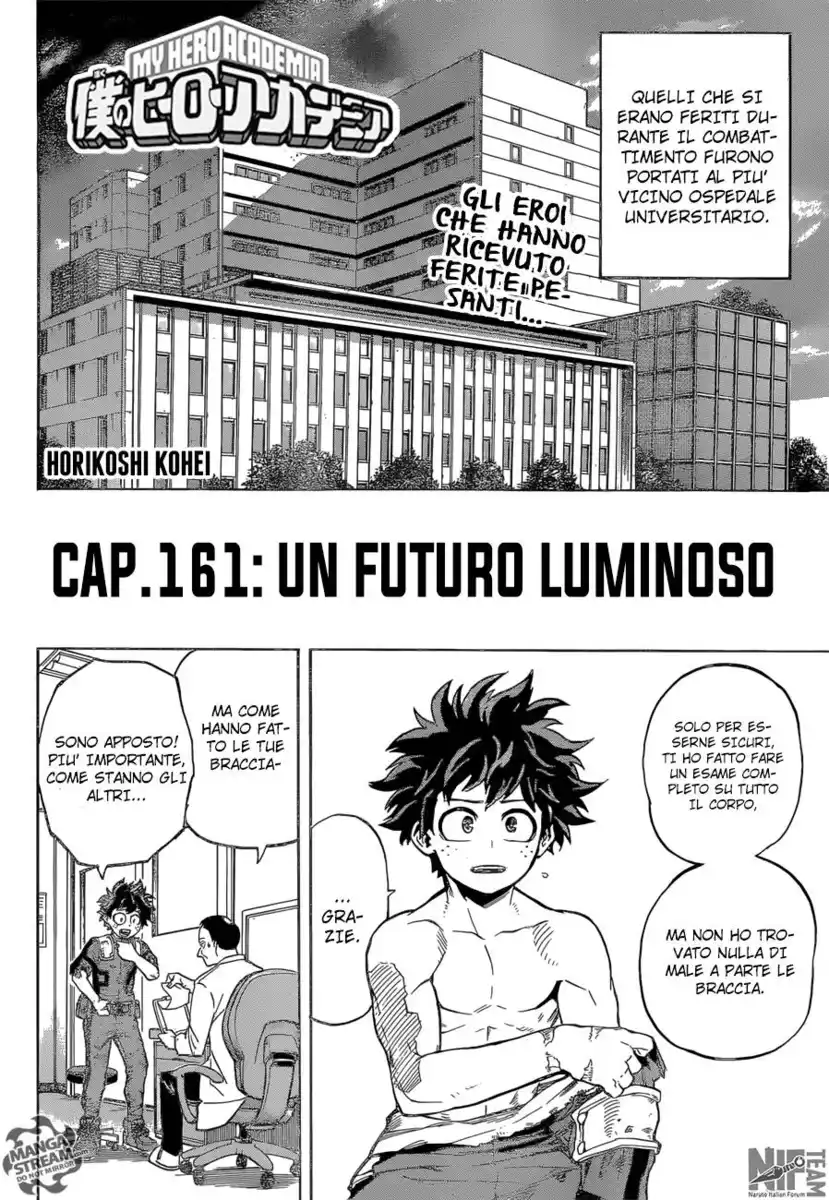 Boku no Hero Academia Capitolo 161 page 3