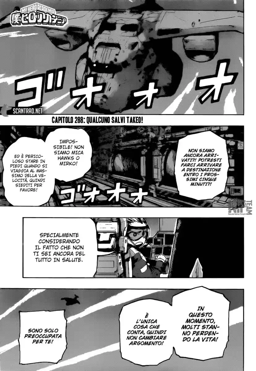 Boku no Hero Academia Capitolo 288 page 2