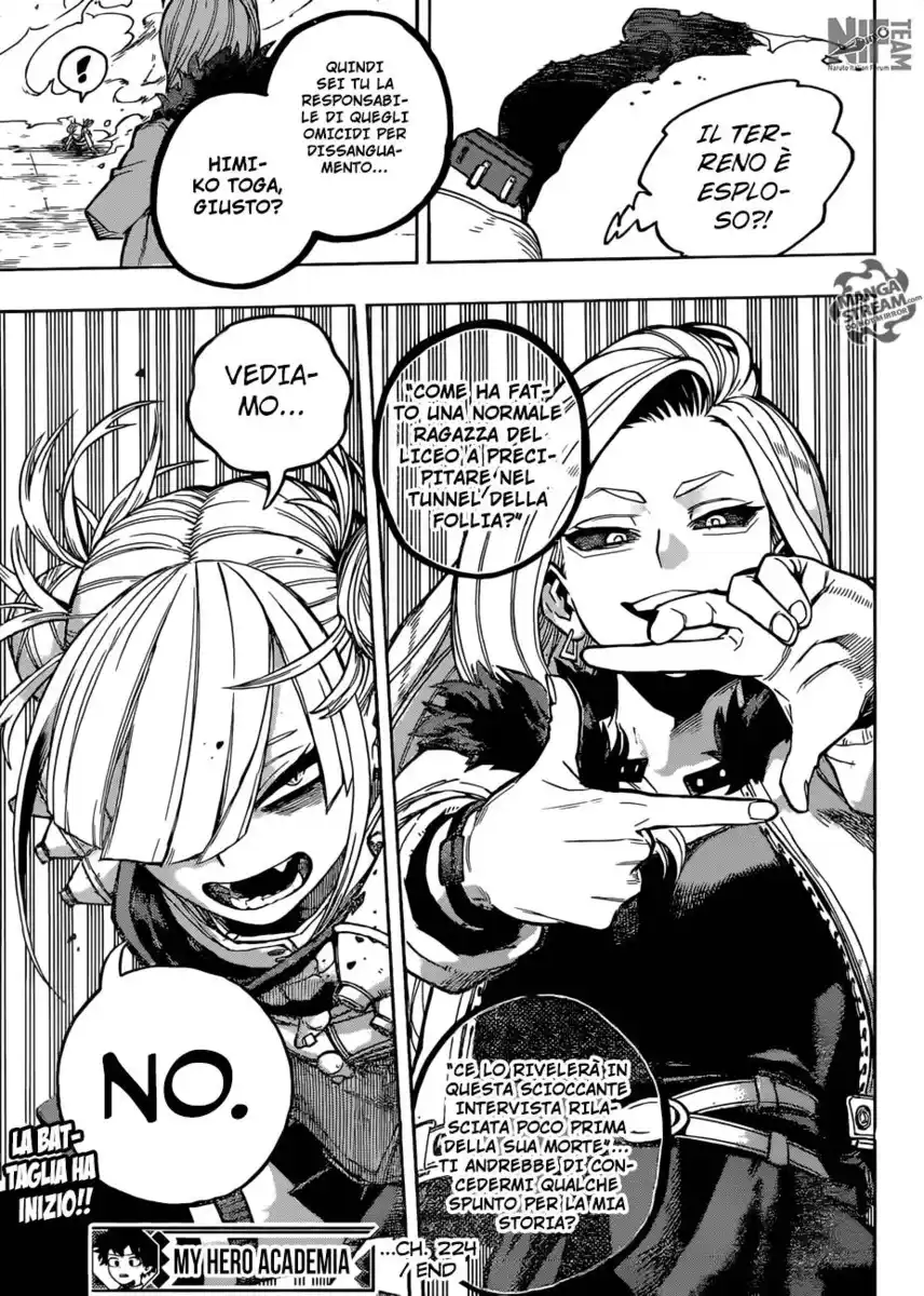 Boku no Hero Academia Capitolo 224 page 14