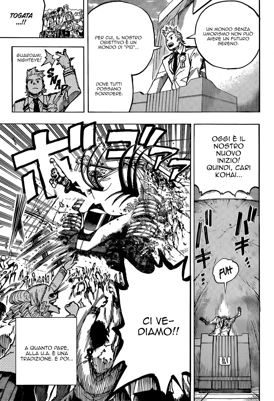 Boku no Hero Academia Capitolo 425 page 6