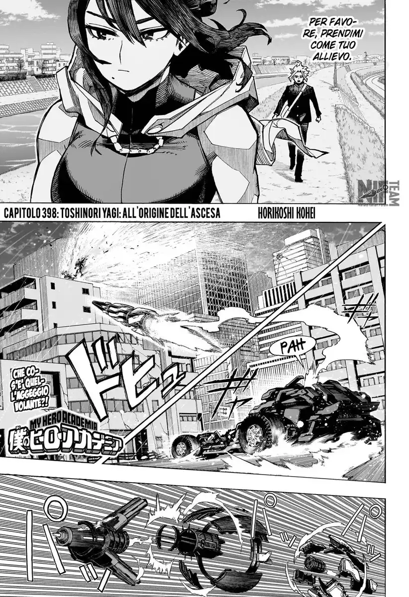 Boku no Hero Academia Capitolo 398 page 1