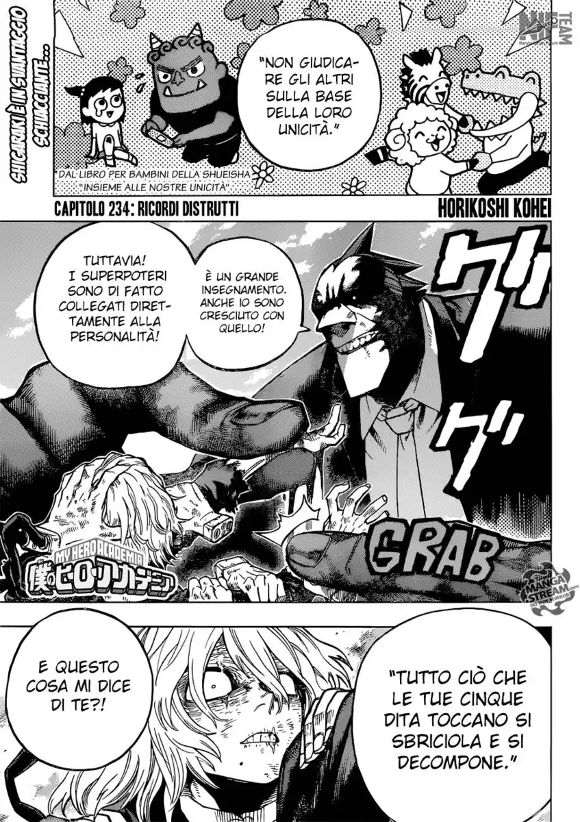 Boku no Hero Academia Capitolo 234 page 2